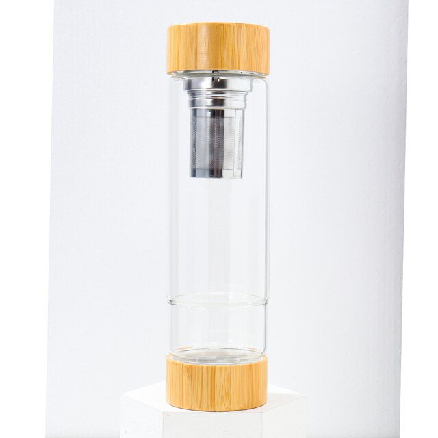 Glass Water Bottle - Crystal Glass Water Bottle - Super Vinyasa